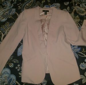 Blush tailored jacket